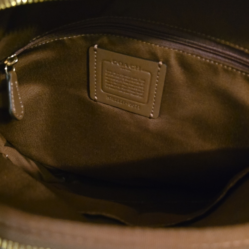 COACH Court Backpack Signature Canvas Brown - Picture 3 of 8